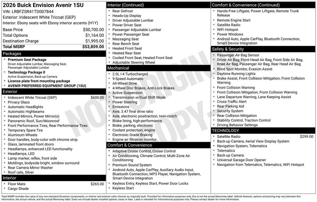 New 2026 Buick Envision Image