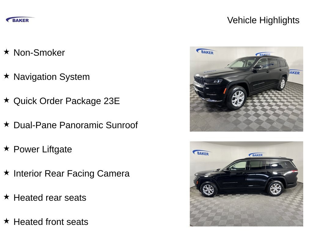 Used 2023 Jeep Grand Cherokee L Limited 4x4 SUV