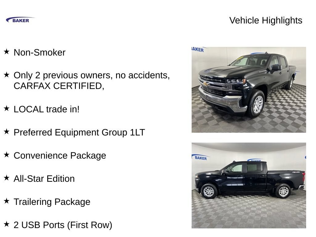 Used 2019 Chevrolet Silverado 1500 LT Truck