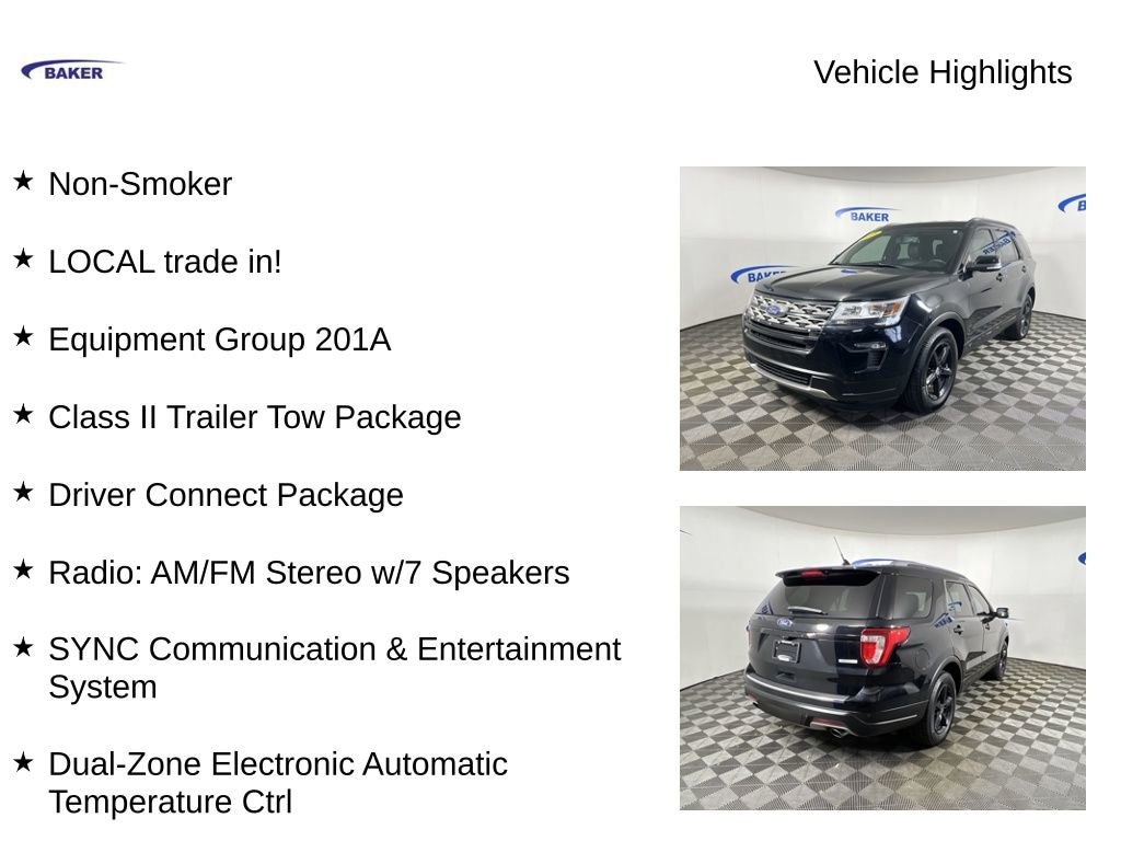 Used 2018 Ford Explorer XLT SUV