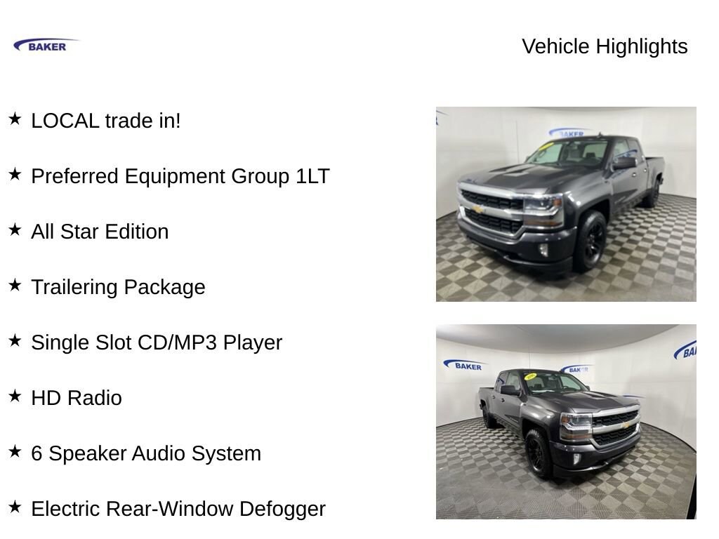 Used 2016 Chevrolet Silverado 1500 LT Truck
