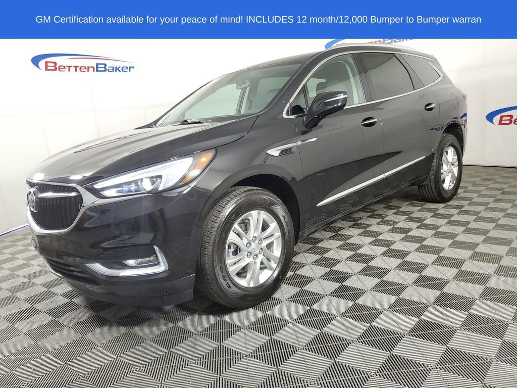 Certified 2021 Buick Enclave Essence with VIN 5GAEVAKW5MJ246686 for sale in Coopersville, MI