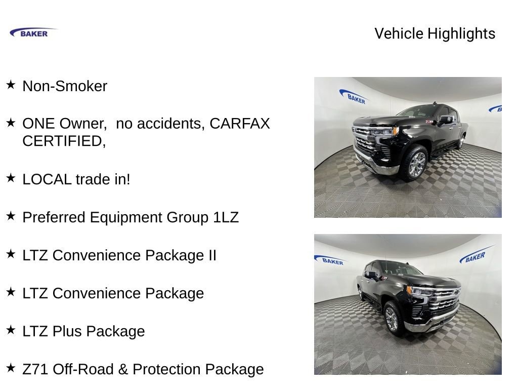 Used 2023 Chevrolet Silverado 1500 LTZ Truck