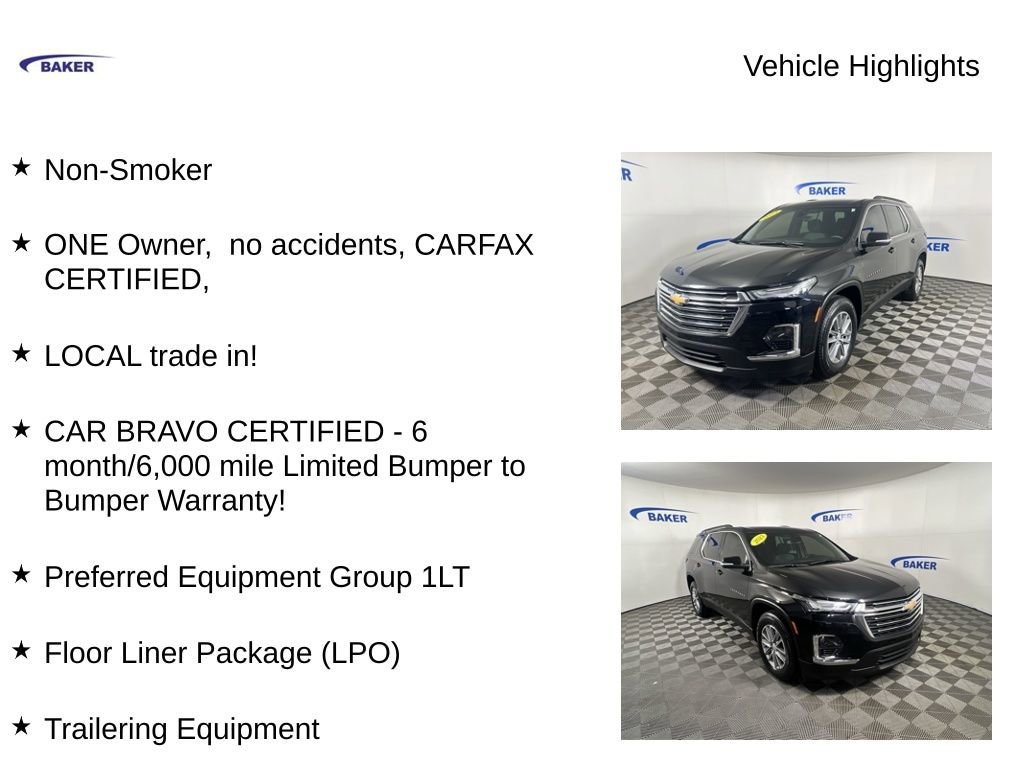 Used 2023 Chevrolet Traverse LT Cloth SUV