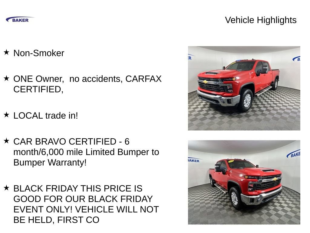 Used 2024 Chevrolet Silverado 3500 HD LT Truck