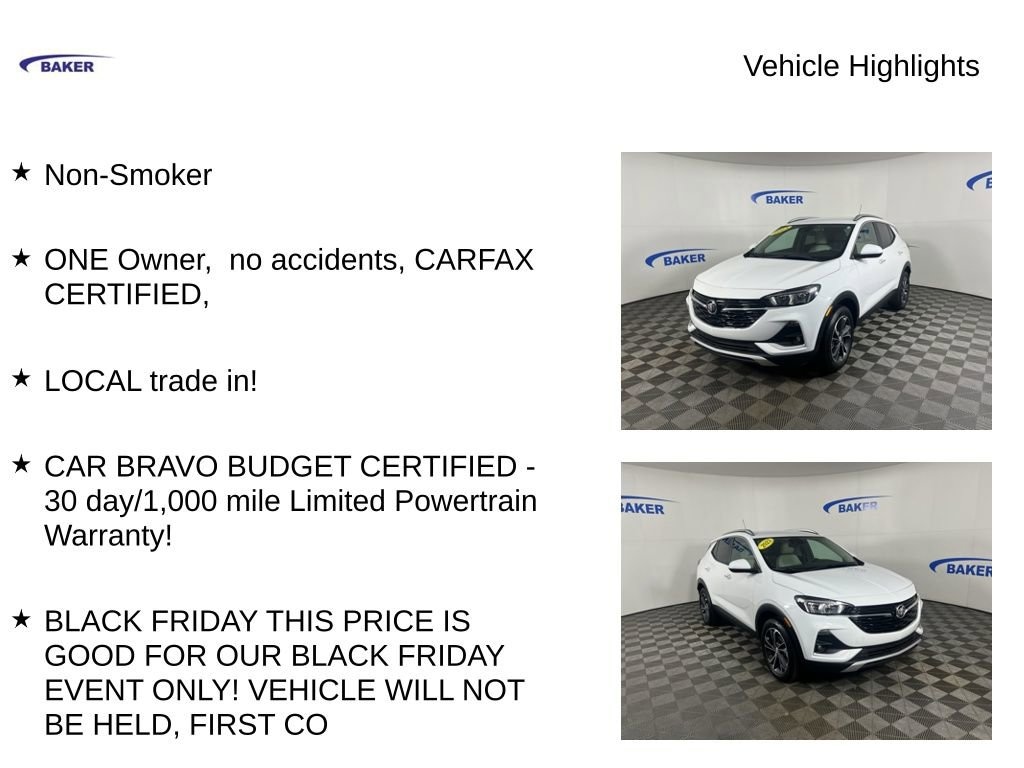 Used 2023 Buick Encore GX Select SUV