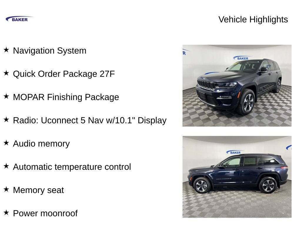Used 2024 Jeep Grand Cherokee 4xe NA SUV