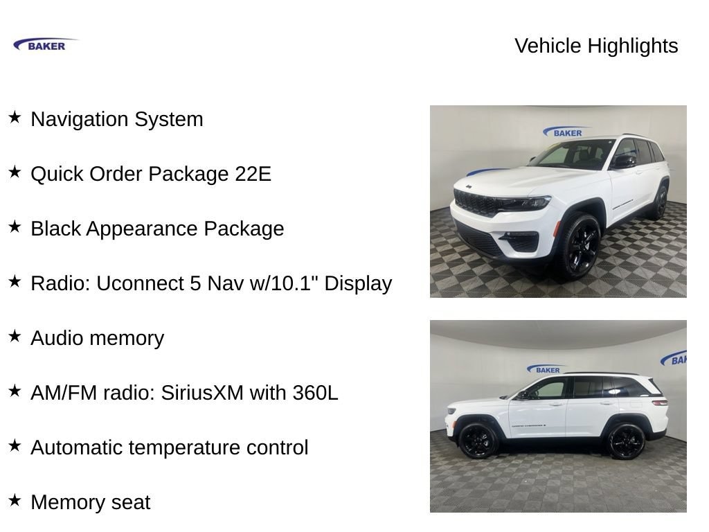 Used 2024 Jeep Grand Cherokee Limited 4x4 SUV