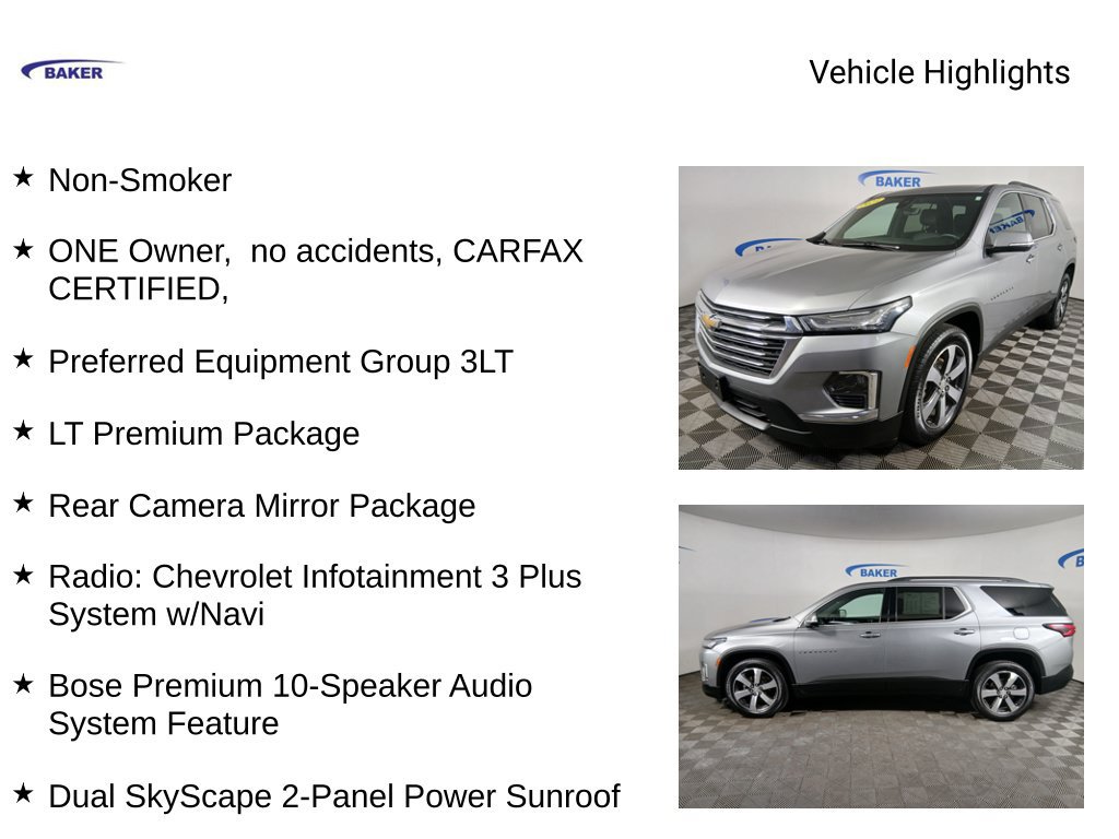 Used 2023 Chevrolet Traverse LT Leather SUV