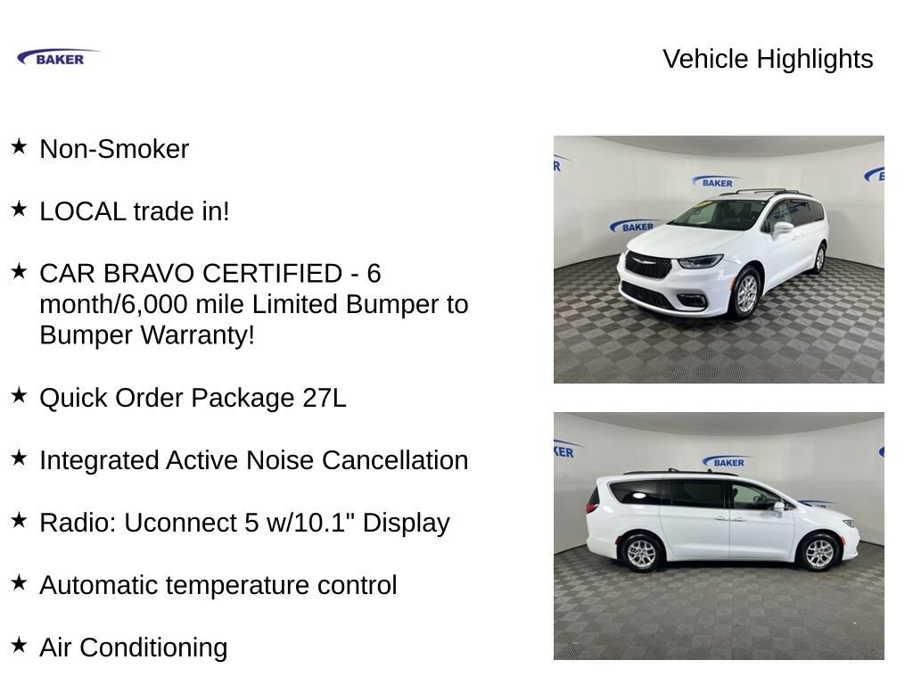 2022 Chrysler Pacifica Touring L photo 3