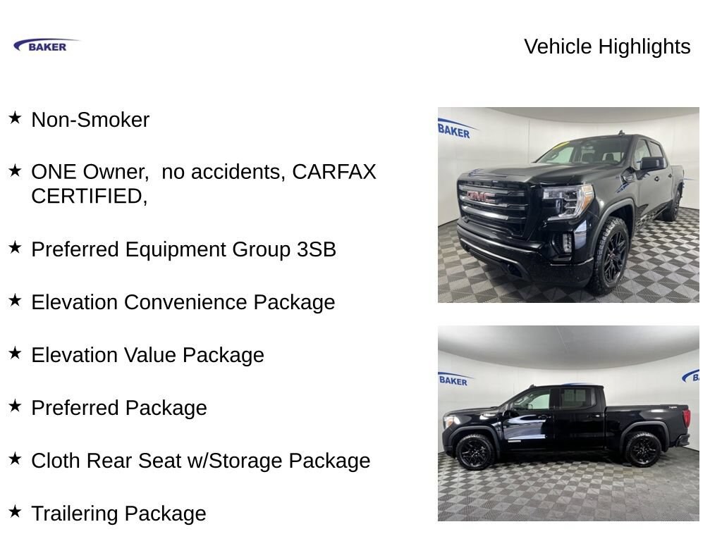 Used 2021 GMC Sierra 1500 Elevation Truck