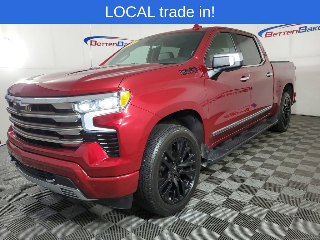 Used 2022 Chevrolet Silverado 1500 High Country with VIN 1GCUDJEL2NZ535364 for sale in Coopersville, MI