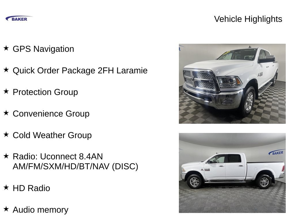 Used 2015 Ram 3500 Laramie Truck