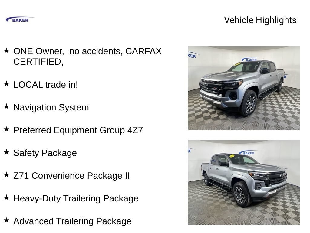 Used 2024 Chevrolet Colorado Z71 Truck