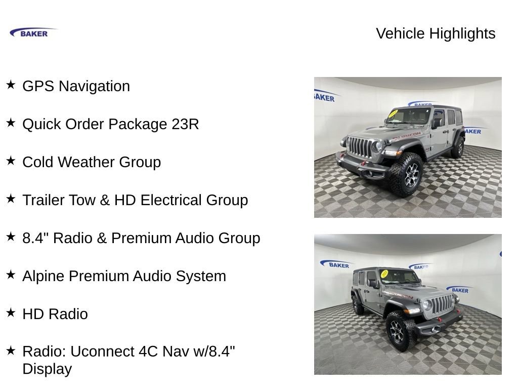 Used 2021 Jeep Wrangler Unlimited Rubicon