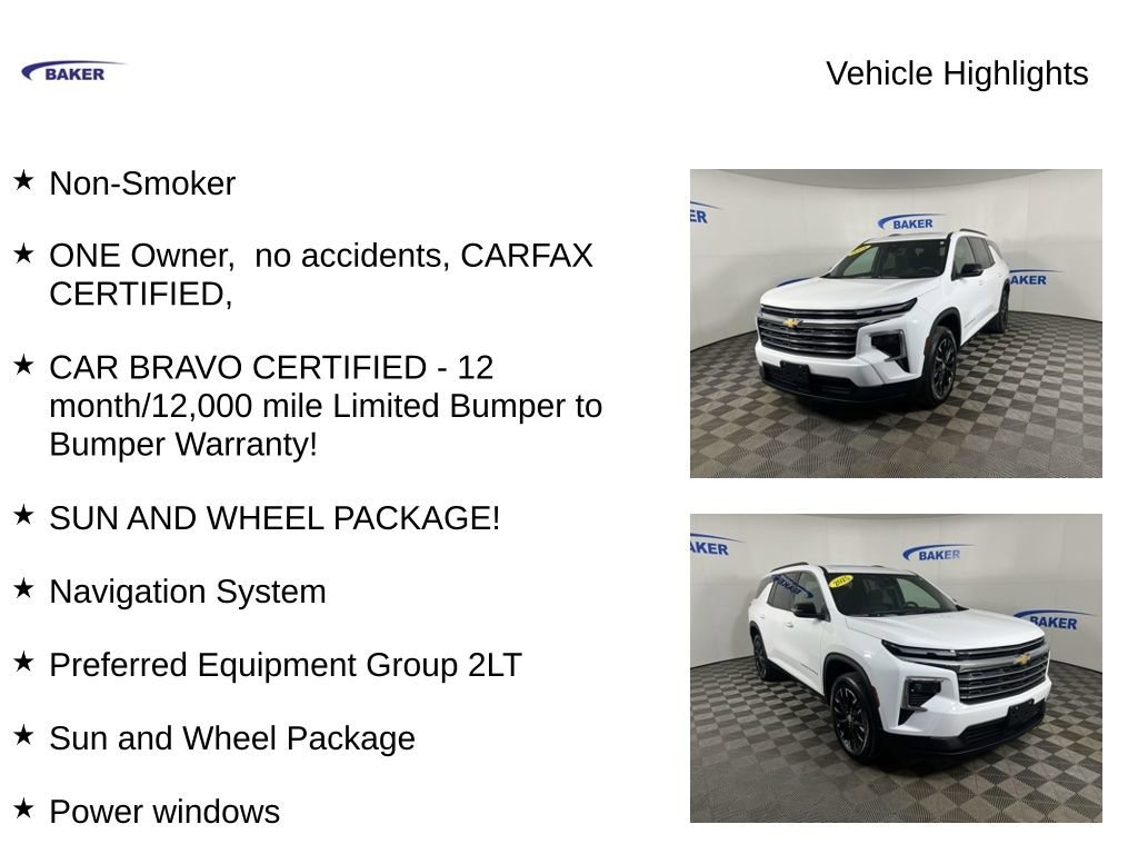 Used 2025 Chevrolet Traverse LT SUV