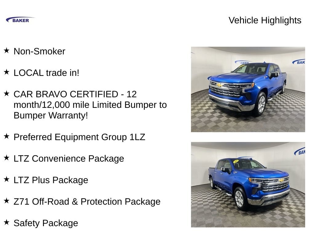 Used 2023 Chevrolet Silverado 1500 LTZ Truck