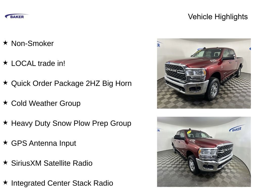 Used 2022 Ram 2500 Big Horn