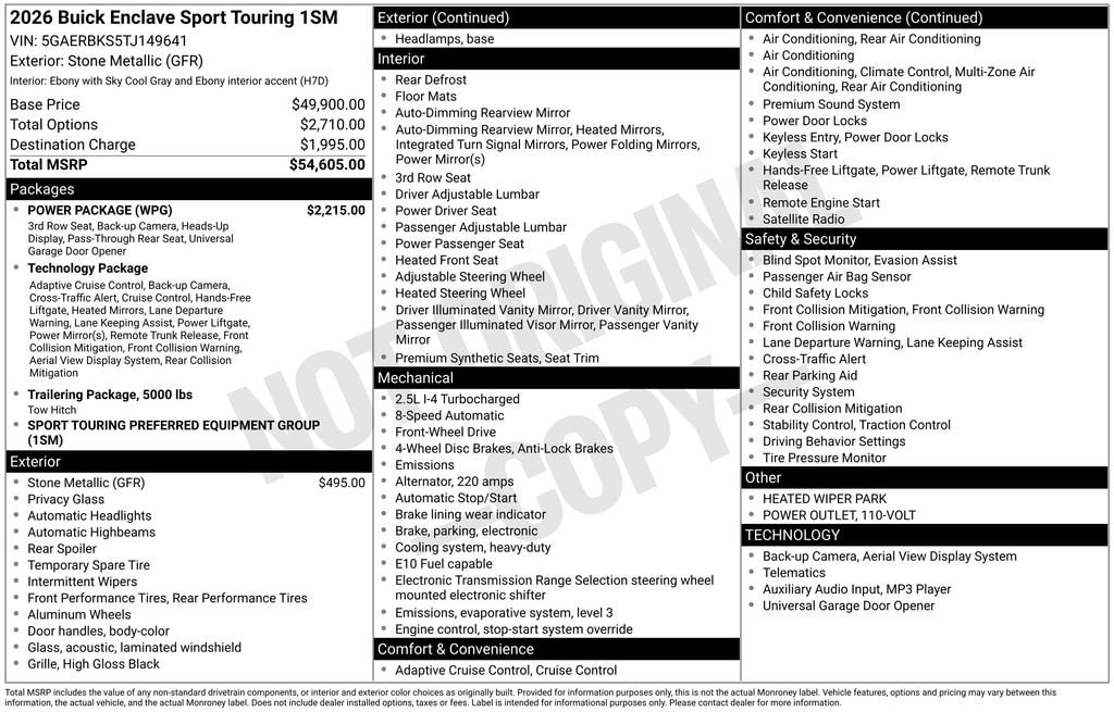 New 2026 Buick Enclave Image
