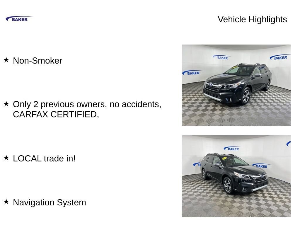 Used 2022 Subaru Outback Touring