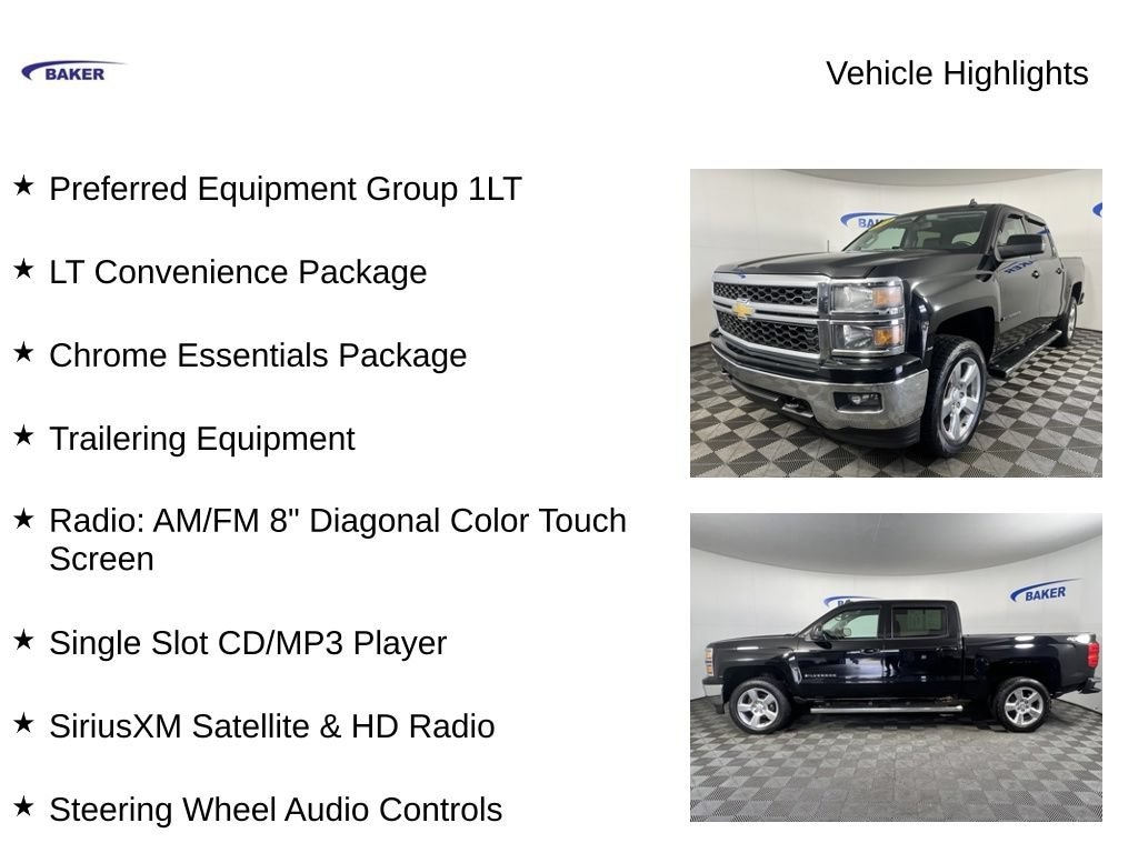 Used 2014 Chevrolet Silverado 1500 LT Truck