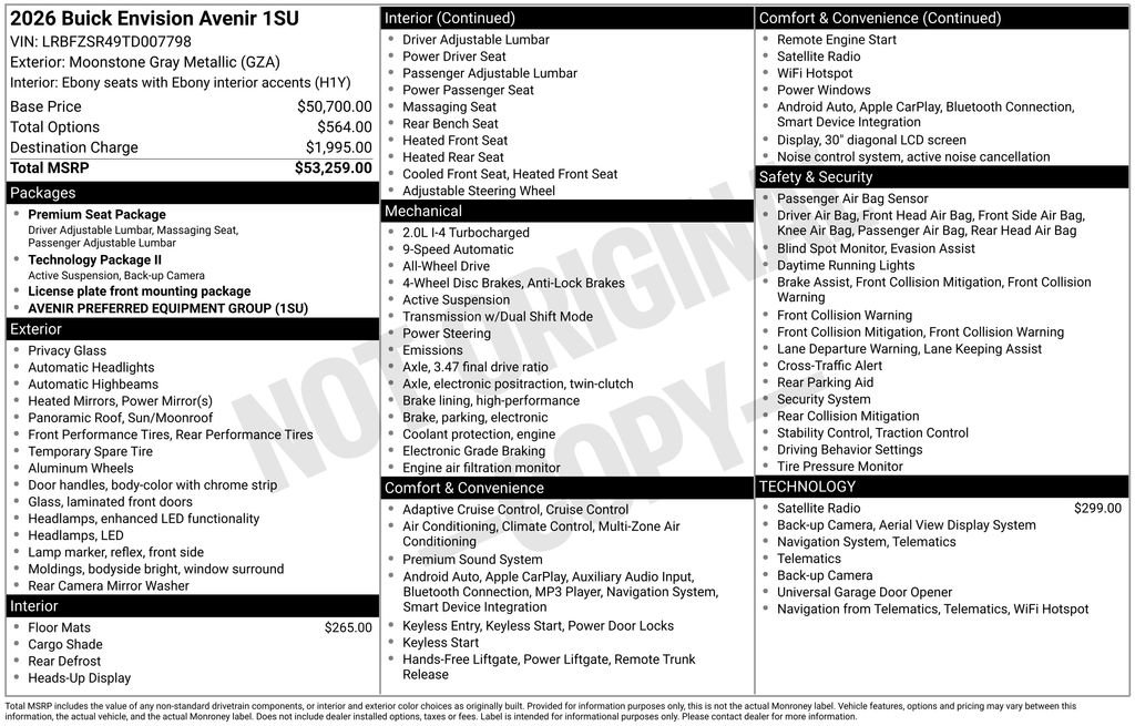 New 2026 Buick Envision Image