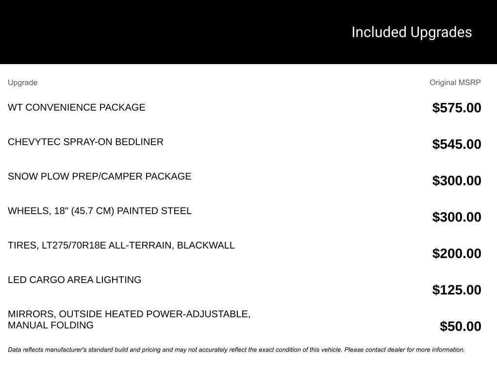 New 2025 Chevrolet Silverado 2500 HD WT Truck
