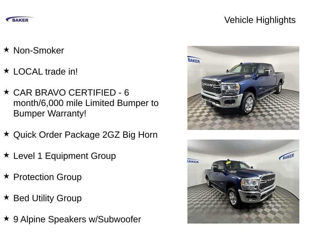Used 2024 Ram 2500 Big Horn