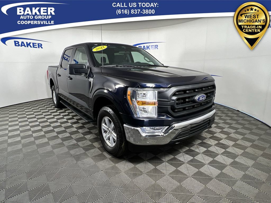 Used 2021 Ford F-150 XL with VIN 1FTEW1EB6MKD68861 for sale in Coopersville, MI