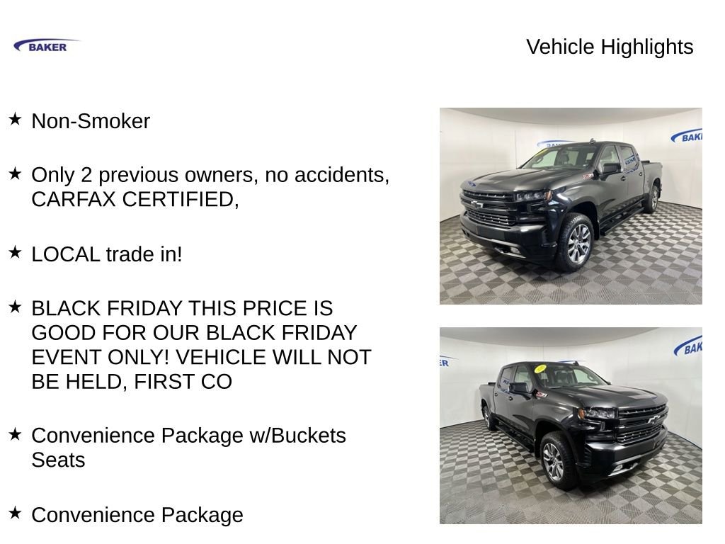 Used 2020 Chevrolet Silverado 1500 RST Truck