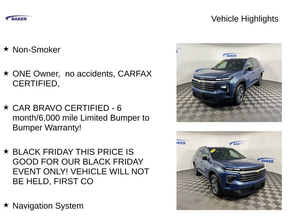 Used 2025 Chevrolet Traverse LT SUV