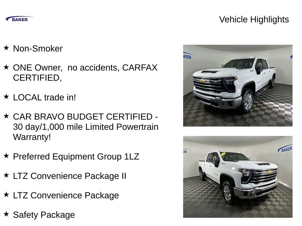 Used 2025 Chevrolet Silverado 2500 HD LTZ Truck