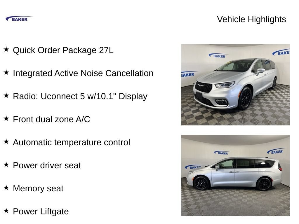 Used 2023 Chrysler Pacifica Touring L Minivan