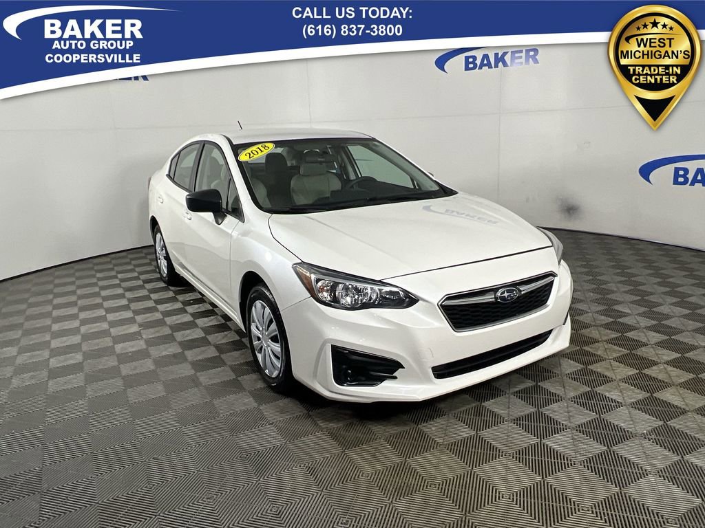 Used 2018 Subaru Impreza Base with VIN 4S3GKAA60J3624527 for sale in Coopersville, MI