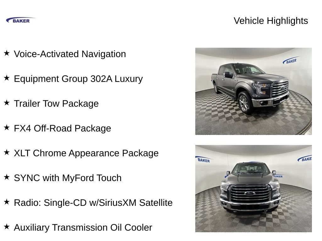 Used 2015 Ford F-150 XLT Truck