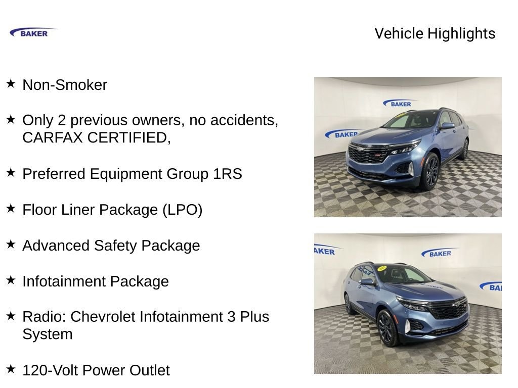 Used 2024 Chevrolet Equinox RS SUV
