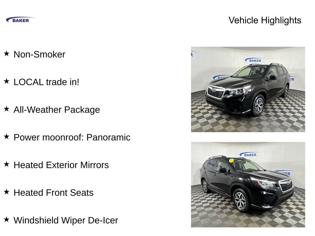Used 2019 Subaru Forester Premium SUV