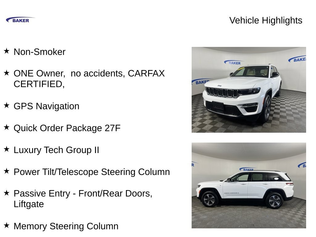 Used 2022 Jeep Grand Cherokee 4xe Limited 4x4 SUV