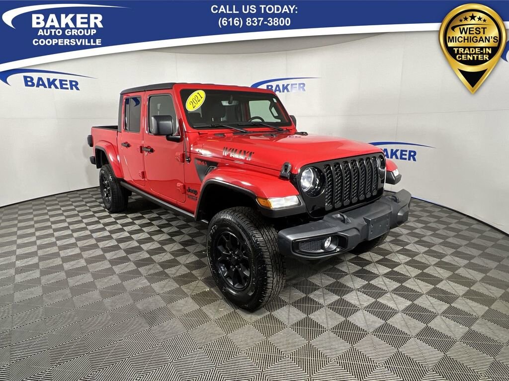 Used 2021 Jeep Gladiator Willys 4x4 Truck