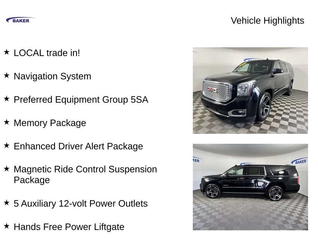 Used 2017 GMC Yukon XL Denali SUV