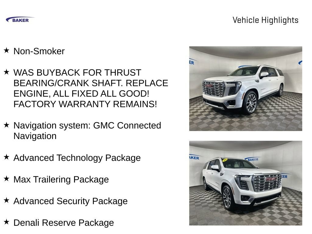 Used 2025 GMC Yukon XL Denali SUV