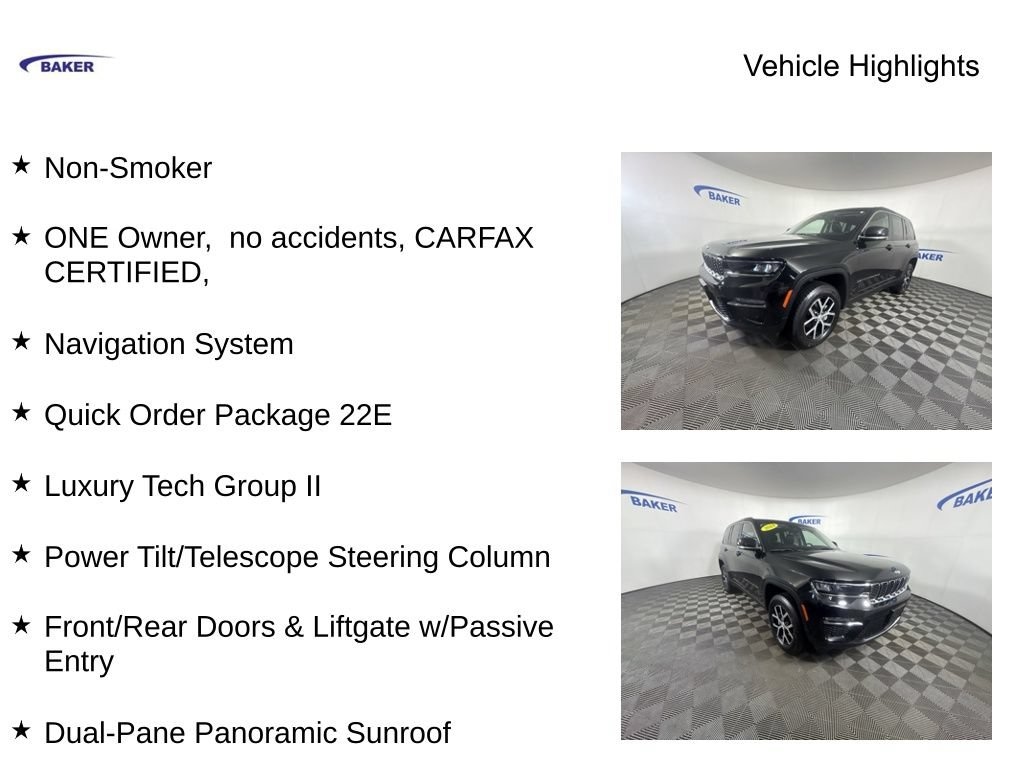 Used 2024 Jeep Grand Cherokee Limited 4x4 SUV
