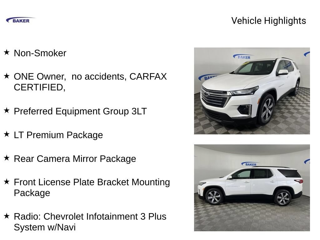 Used 2023 Chevrolet Traverse LT Leather SUV
