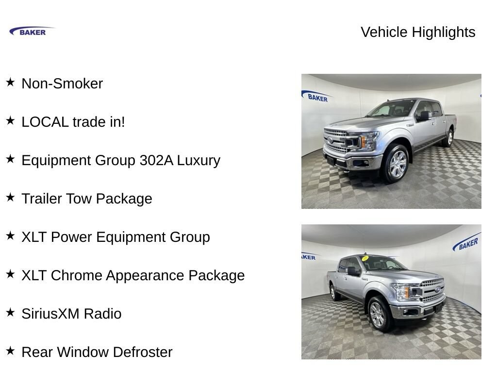 Used 2020 Ford F-150 XLT Truck