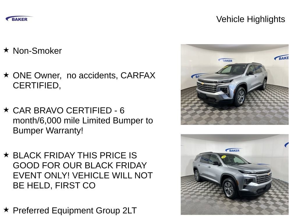 Used 2025 Chevrolet Traverse LT SUV