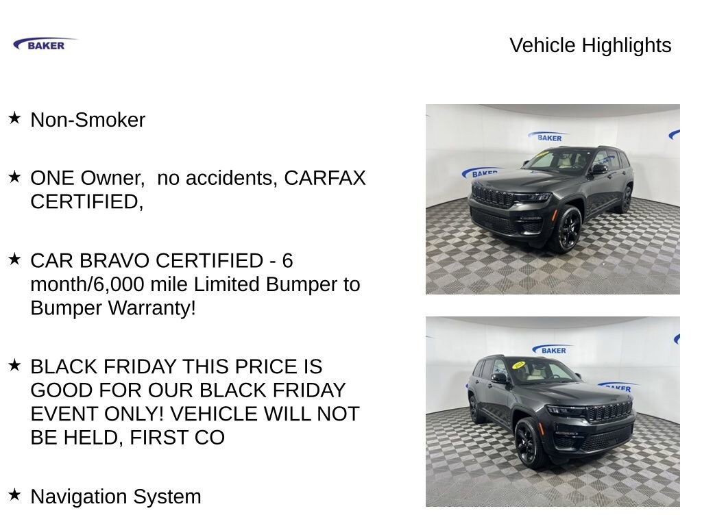 Used 2024 Jeep Grand Cherokee Limited