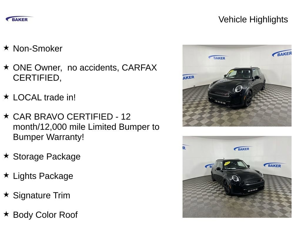 Used 2024 MINI Hardtop Cooper S Hatchback