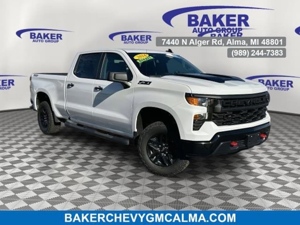 Certified 2024 Chevrolet Silverado 1500 Custom Trail Boss Truck