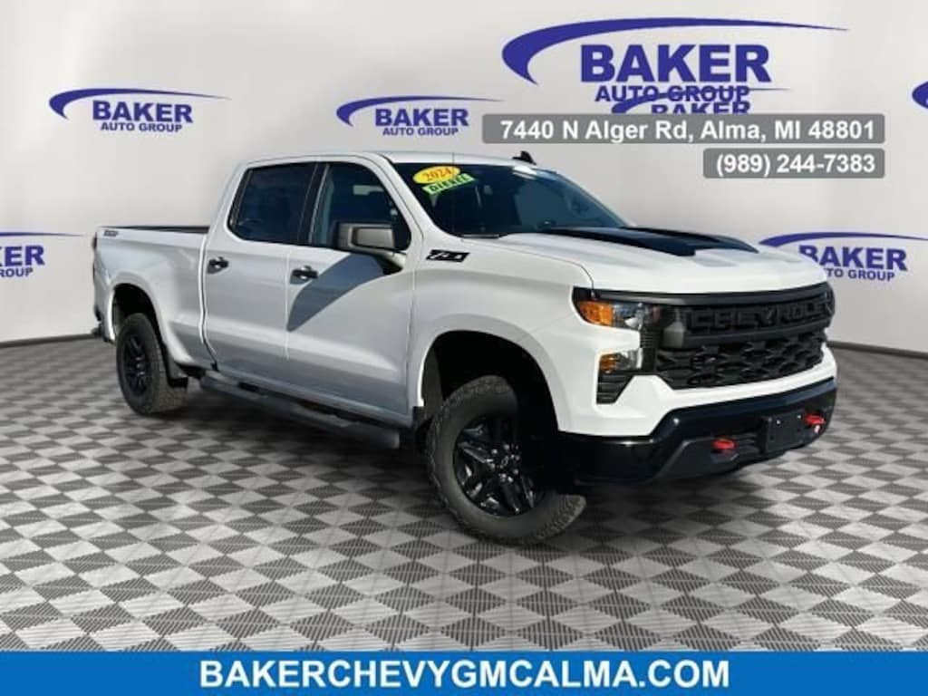 Used 2024 Chevrolet Silverado 1500 Custom Trail Boss Truck