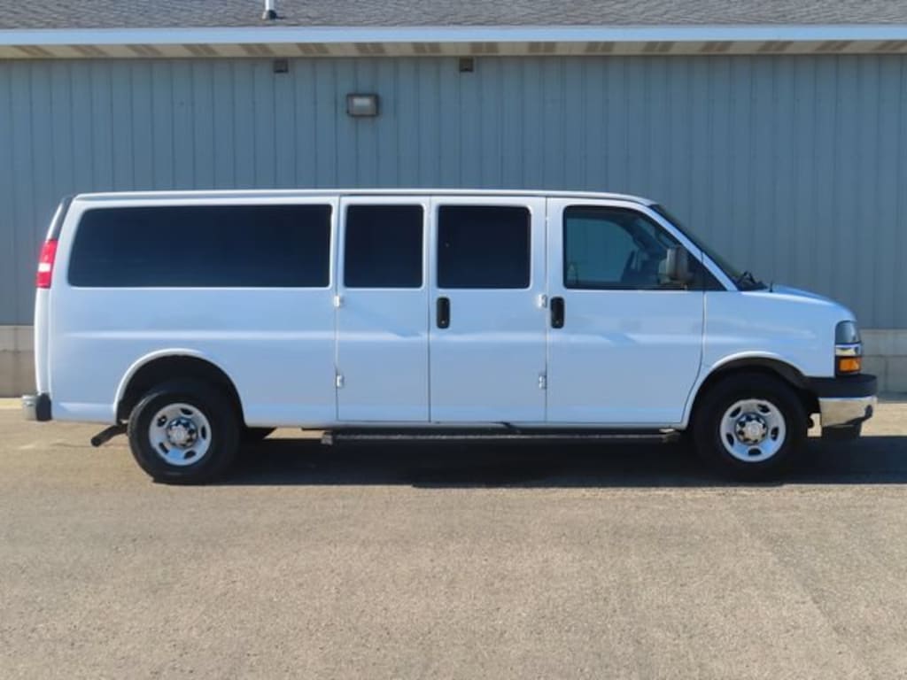 Used 2019 Chevrolet Express Passenger 3500 LT Van Extended Passenger Van